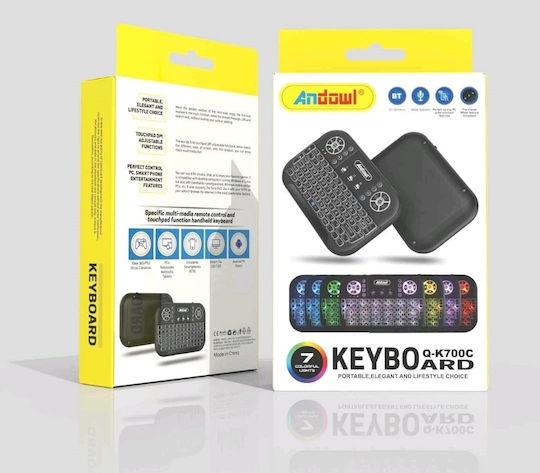 Kabellos Tastatur mit Touchpad Englisch US