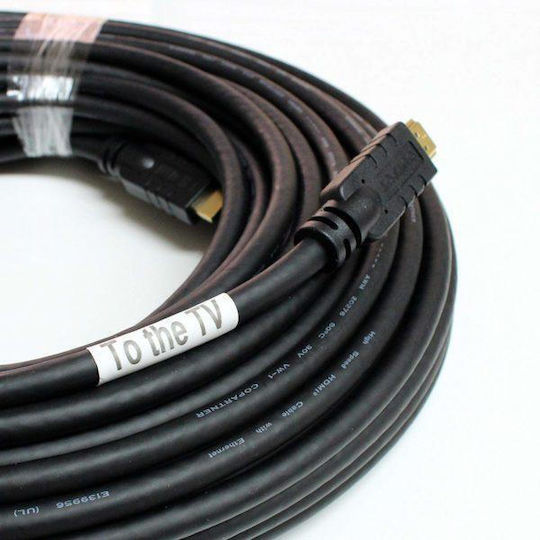 PremiumCord HDMI 2.0 Premium High Speed 4K 60Hz HDR Kabel HDMI-Stecker - HDMI-Stecker 20m Schwarz