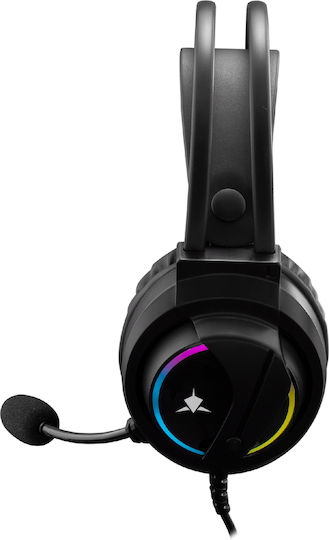 White Shark Wolf Over Ear Gaming Headset με σύνδεση USB for PC / PS4 / PS5