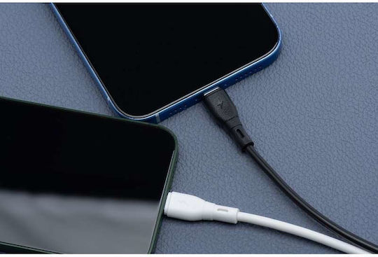 Blue Star Редовна USB-C към Lightning кабел 27W Бял 1м