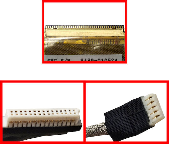 Kαλωδιοταινία Οθόνης-flex Screen Cable Flex Samsung Np-nc110 Nc110 Nc108 Ba39-01057a Video Screen Cable Κωδ 1-flex0179