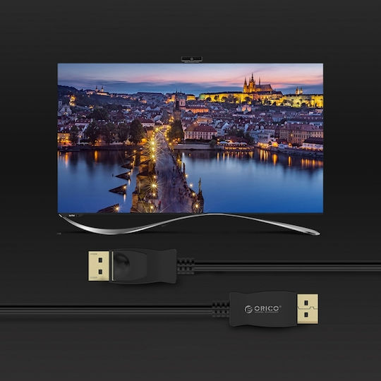 Orico XD-DTD DisplayPort-Kabel Männlich - DVI Männlich 3m Schwarzes