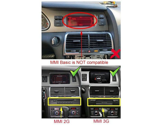 Digital Iq Tpg 15934a_cpa 10.25inc Multimedia System Audi Q7 Mod 2010-2015