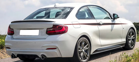 Autoheckspoiler Kofferraum Bmw F22 2014-2021 Schwarze Glänzende