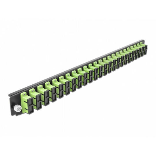 Delock Delock 43368 Front Patch Panel 19" 24-port Sc Duplex Om5 Case Light Green