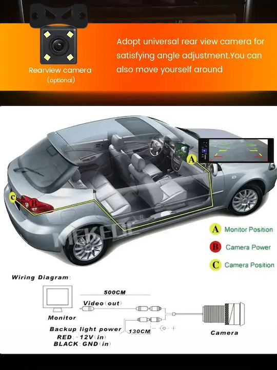 Echo Dynamics Ραδιόφωνο Αυτοκινήτου 1 DIN (Bluetooth/USB/GPS)