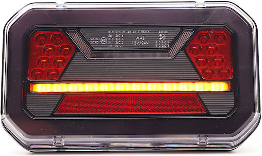 LED Rear Multifunction Smoke Right 12v24v Was