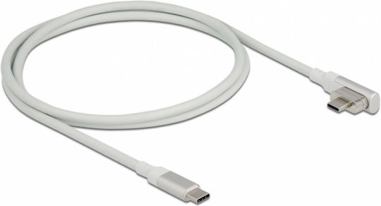 Delock Thunderbolt 3 Usb-c Magnetic Cable Straight/90 Degree Angle 4k60hz/100w 1.2m White Delock 86703