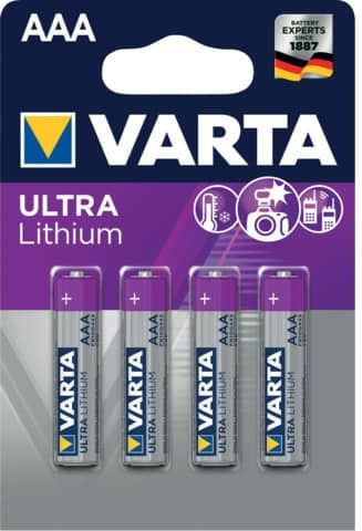 Varta Ultra Μπαταρίες Λιθίου AAA 1.5V 4τμχ