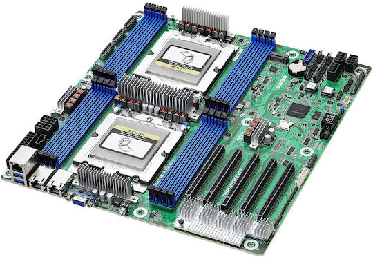 ASRock SoC Дънна платка SSI EEB с AMD SP5 Сокет