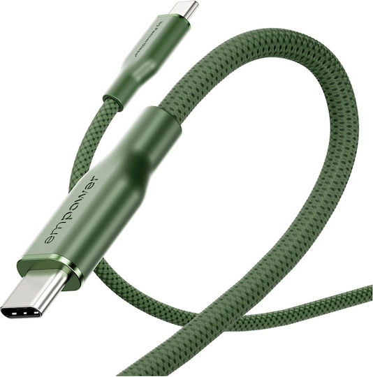 PanzerGlass USB Typ-C Kabel männlich - USB-C 60W PD Grünes 1,2m EM84533