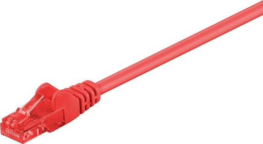 Goobay U/UTP Кат.6 (Gigabit) Мрежов Кабел Ethernet 1м Червен
