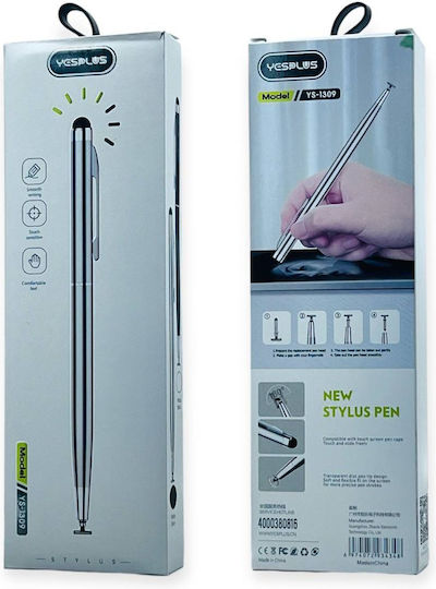 Yesplus YS-1309 Γραφίδα Αφής σε Ασημί χρώμα