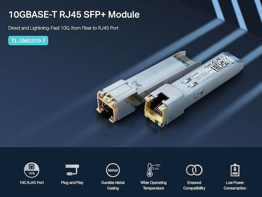 TP-LINK Transceiver TL-SM5310-T SFP 10Gbps Kupfer / RJ-45 1 Stück