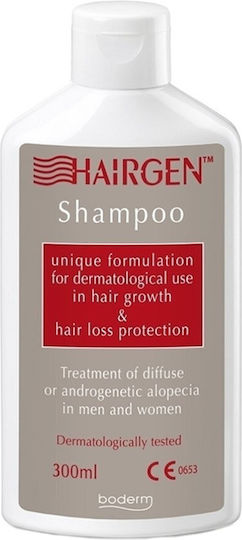 Boderm Hairgen Σαμπουάν κατά της Τριχόπτωσης για Όλους τους Τύπους Μαλλιών 300ml