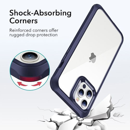 ESR Alliance 360 Full Cover Plastic Set with Glass Blue (iPhone 12 Pro Max)