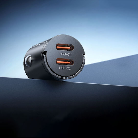 Orico Miniring 30w 2x Usb-c Car Charger Black Mr-30-2c Orico-mr-30-2c-bk-ep-hu