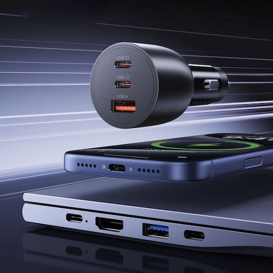 Orico Powerlink 165w Usb-a + 2x Usb-c Car Charger Black Pl-165-1a2c Orico-pl-165-1a2c-bk-ep-hu