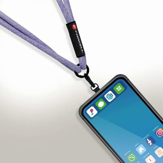 Forcell Neck Strap for Mobile Phones Gray