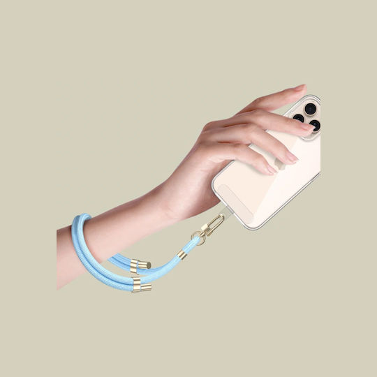 Tech-Protect Rope Wrist Strap for Mobile Phones Blue