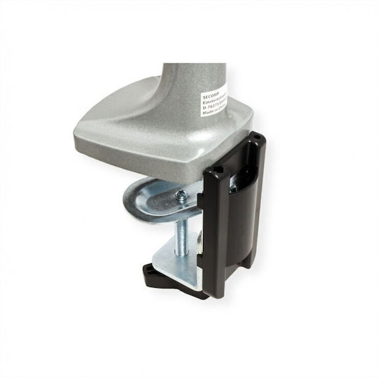 Value Stand Desk Mounted Monitor with Arm Silver (17.99.1145)
