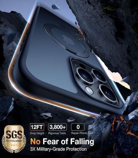 Torras Back Cover Silicone Black (iPhone 15 Pro Max)