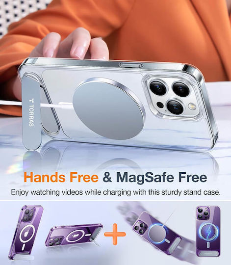 Torras Back Cover Silicone Transparent (iPhone 15 Pro Max)
