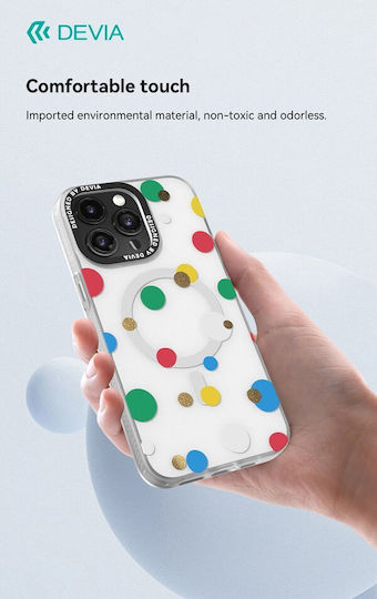 Devia Series Back Cover Μαγνητικό Λευκό (iPhone 15 Pro)