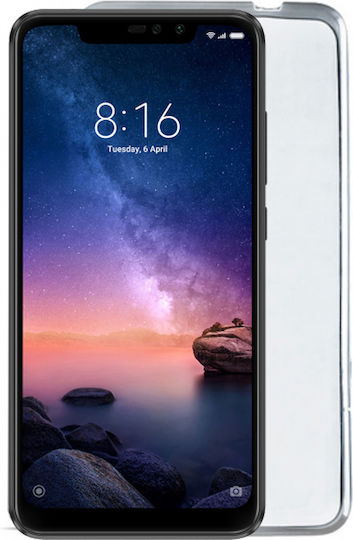 Volte-Tel Slimcolor Air Задна корица Силикон Прозрачен (Redmi Note 6 Pro)