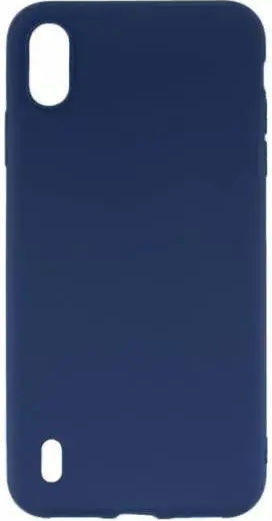 Matt Umschlag Rückseite Silikon 1.2mm Marineblau (Galaxy A10)