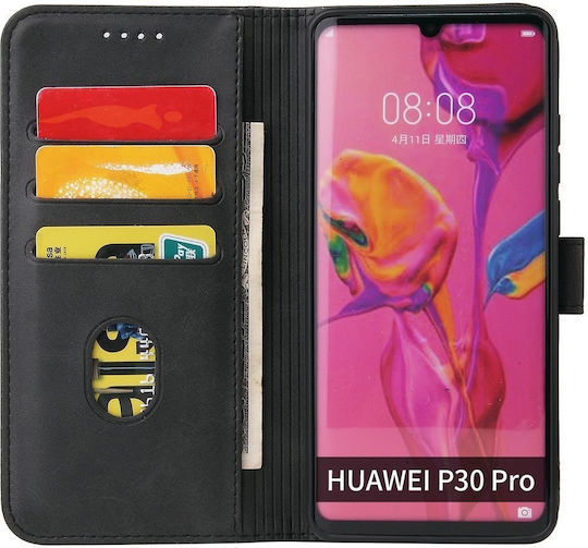 Hurtel Magnet Wallet Piele artificială Negru (Poco X4 Pro 5G)
