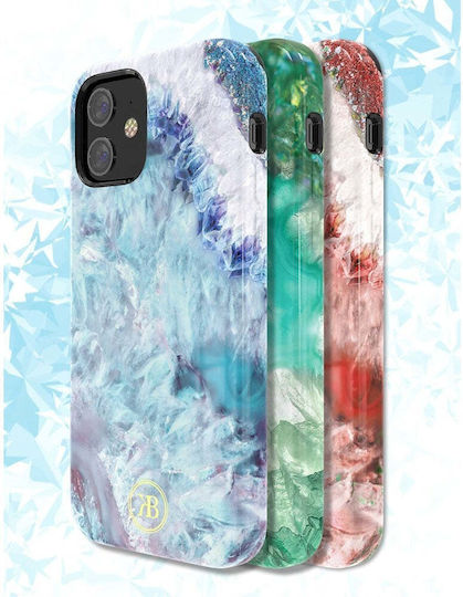 Kingxbar Agate Series Задна корица Пластмаса Син (iPhone 12 mini)