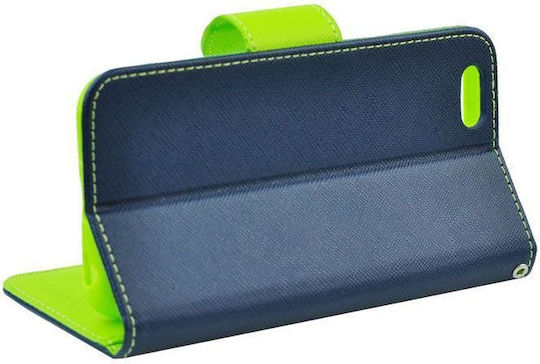 iSelf Fancy Wallet Piele artificială Albastru (Galaxy A42)