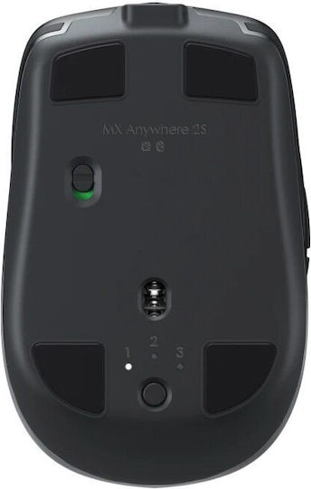 Logitech MX Anywhere 2S Ασύρματο Bluetooth Ποντίκι Graphite