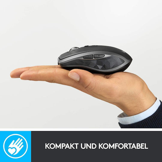 Logitech MX Anywhere 2S Ασύρματο Bluetooth Ποντίκι Graphite