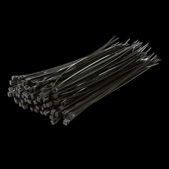 LogiLink Plastic Cable Ties In Black Colour 100 Pieces KAB0003B