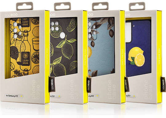 Egoboo Mat Задна корица Силикон Lemontree (iPhone 12 / 12 Pro)