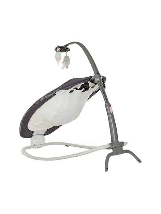 Relax Electric Pentru Bebeluși Cu Muzică Și Vibrație Roz Pentru Copil Până La 9kg