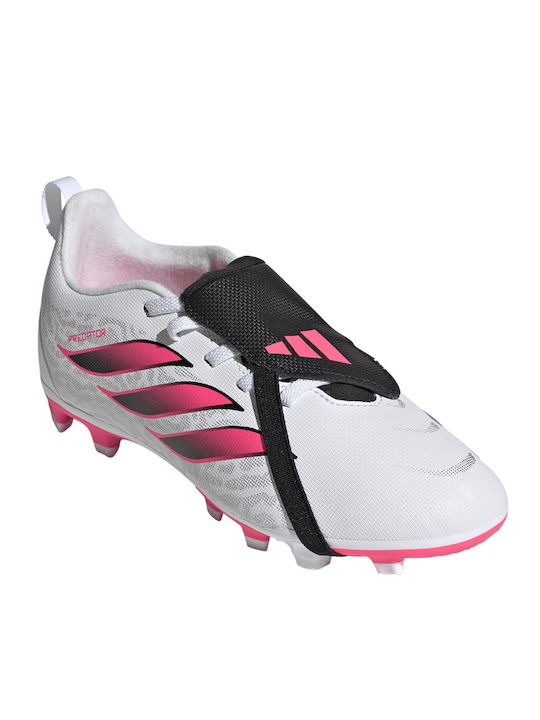 Predator Club FG/MG Ghete de Fotbal Pentru Copii Cu Crampoane Bej