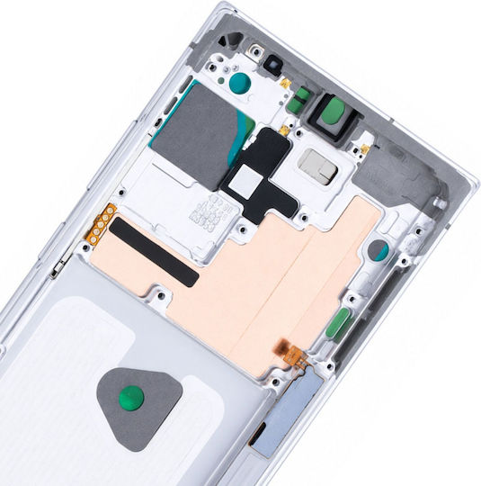 Clappio Cadru De Mijloc De Înlocuire Samsung Galaxy Note 20 Ultra Alb