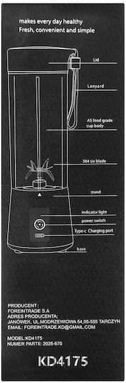 Kraft & Dele Mixer mit Kunststoffkanne 400 ml KD4175