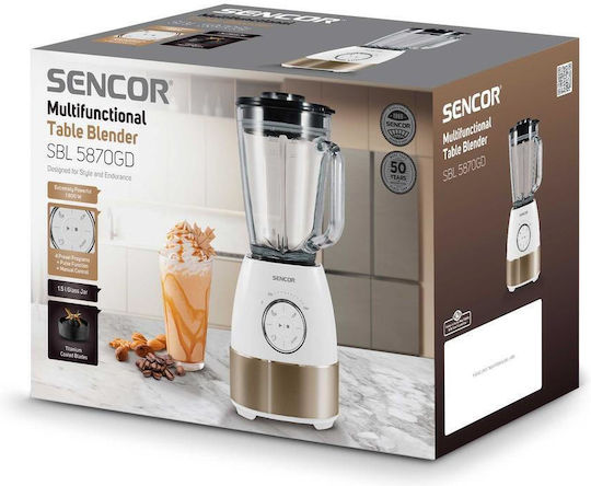 Sencor Mixer mit Kunststoffkanne 1,5 l 1800W Grau SBL 5870GD