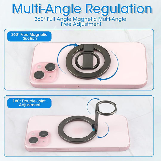 SiiPro Mobile Ring Holder in Gray color