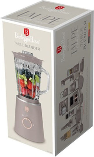 Berlinger Haus Blender cu cană de sticlă 1,5 l 1000W maro BH-9819