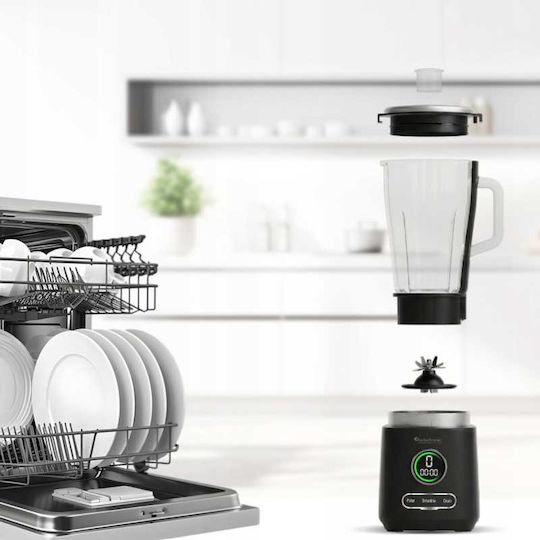 Turbotronic Блендер с Стъклена Кана 2 л 2100W Черен TT-BG07