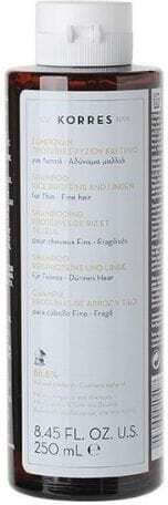 Korres Rice Proteins & Linden Σαμπουάν Αναδόμησης/Θρέψης για Εύθραυστα Μαλλιά 2x250ml