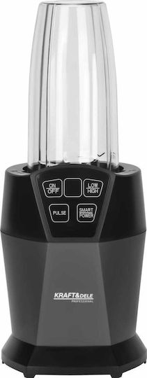 Kraft & Dele Blender cu cană din plastic 500 ml 1850W Negru KD4149