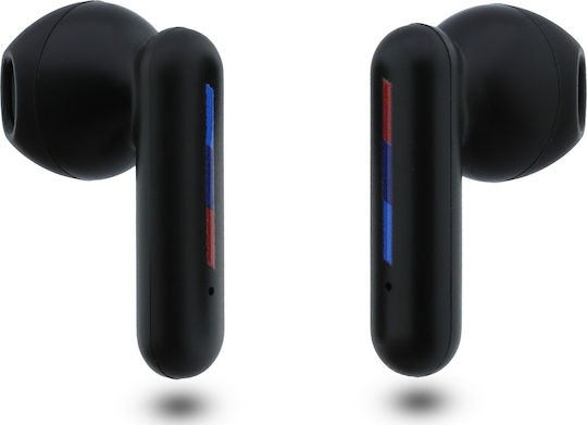BMW Gedrucktes Logo Enc In-Ear Bluetooth Kopfhörer mit Ladekoffer Schwarz