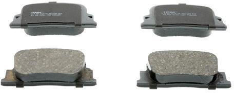 Rear Disc Brake Pads Set Ferodo Toyota Caldina Camry Opa Prius 1.5h-3.0 08.96-12.09 Height 38.5mm Width 83.0mm Thickness 14.5mm