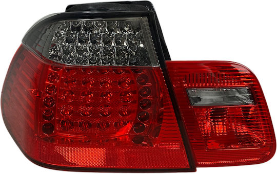 Πίσω Φανάρια Led Bmw E46 Sedan 1998-2001 Φιμέ Φλάς Σετ 2τμχ Rb21lrb